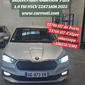SKODA FABIA AMBITION PLUS 1.0 TSI 95CV 22871KM 2022 - 3 ans