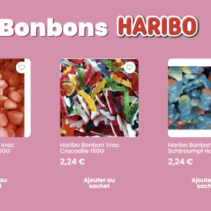 Vente de bonbons🍬 et bonbon sans sucre.