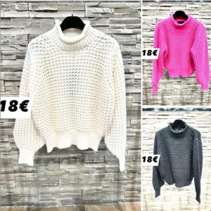 Maison Stefania - PULLS MAILLES TOUT DOUX PAS COURT DERNIERS PRIX